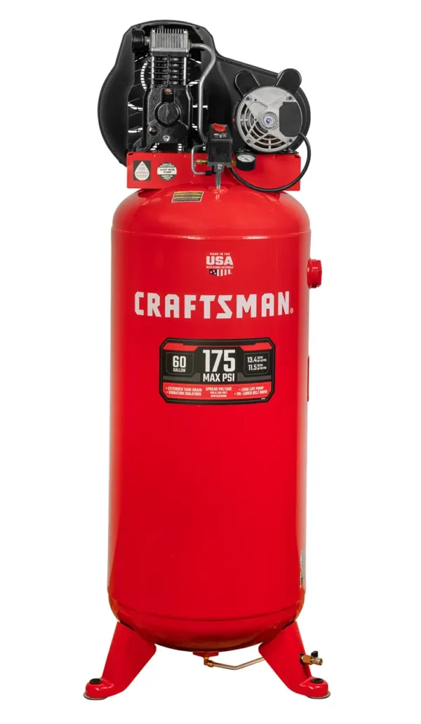 60-Gallon 175 Psi Vertical Corded Air Compressor